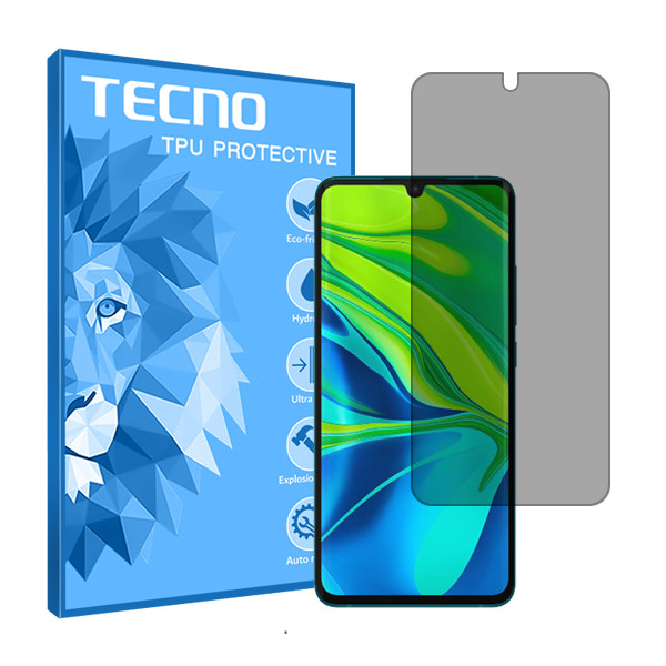 محافظ صفحه نمایش حریم شخصی تکنو مدل HyPRV مناسب برای گوشی موبایل شیائومی Mi Note 10