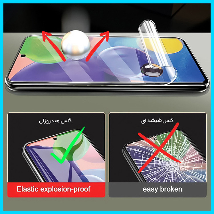 محافظ صفحه نمایش شفاف تکنو مدل HyGEL مناسب برای گوشی موبایل سامسونگ Galaxy M34 5G