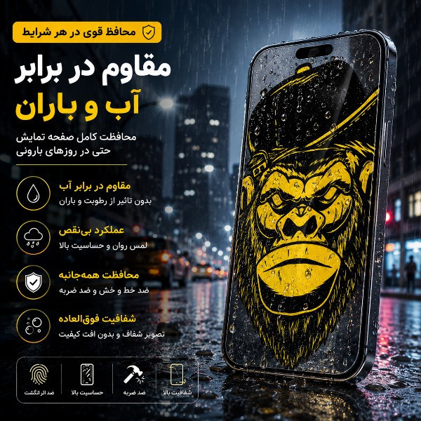 محافظ صفحه نمایش میبو مدل انتی استاتیک پرو مناسب برای گوشی موبایل اپل Iphone 16PROMAX
