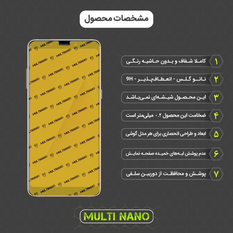 محافظ صفحه نمایش مولتی نانو مدل X-S2N مناسب برای گوشی موبایل سامسونگ Galaxy A8 Plus 2018 بسته دو عددی