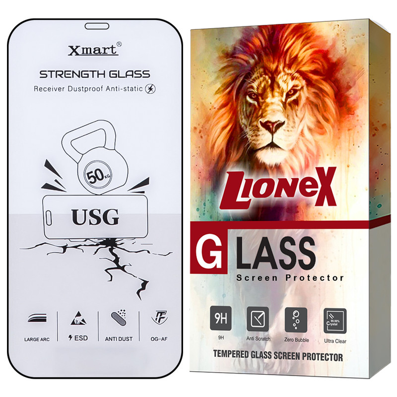 محافظ صفحه نمایش لایونکس مدل XMTL مناسب برای گوشی موبایل اپل iPhone 12 Pro Max