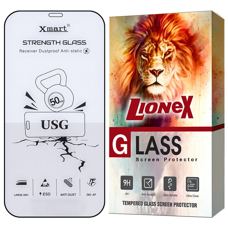 محافظ صفحه نمایش لایونکس مدل XMTL مناسب برای گوشی موبایل اپل iPhone 12 Pro Max