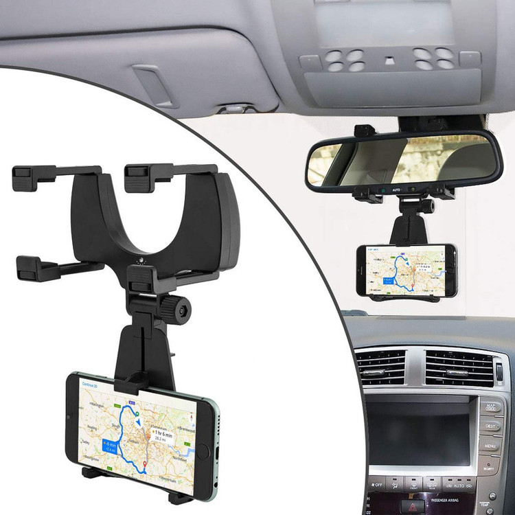 پایه نگهدارنده گوشی موبایل و تبلت اکی یس مدل car rearview mirror mount