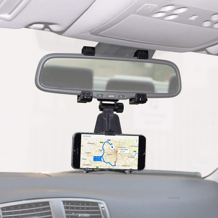 پایه نگهدارنده گوشی موبایل و تبلت اکی یس مدل car rearview mirror mount