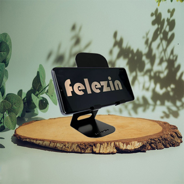 پایه نگهدارنده گوشی موبایل و تبلت مدل متحرک فلزین