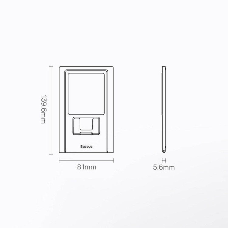 پایه نگهدارنده گوشی موبایل بیسوس مدل Foldable Metal