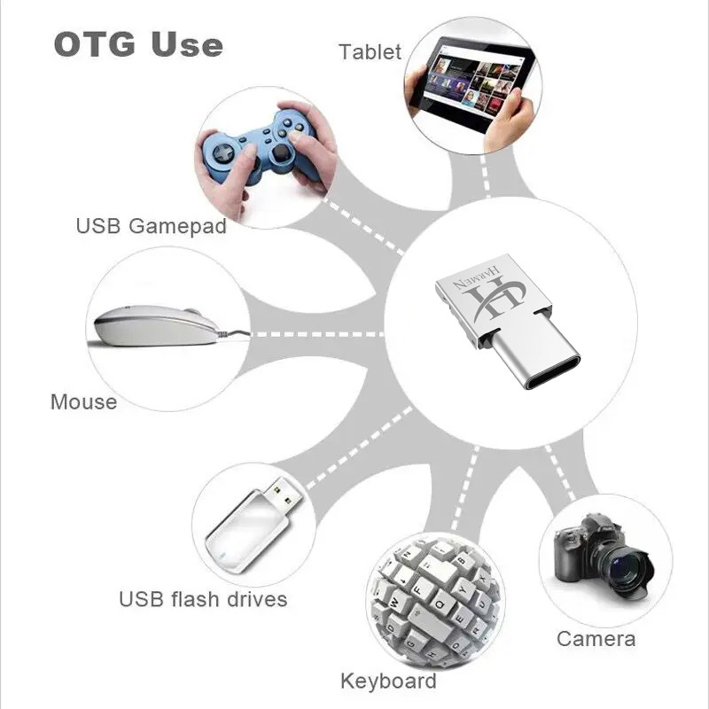 مبدل USB OTG به USB-C هارمن مدل RA-OTG