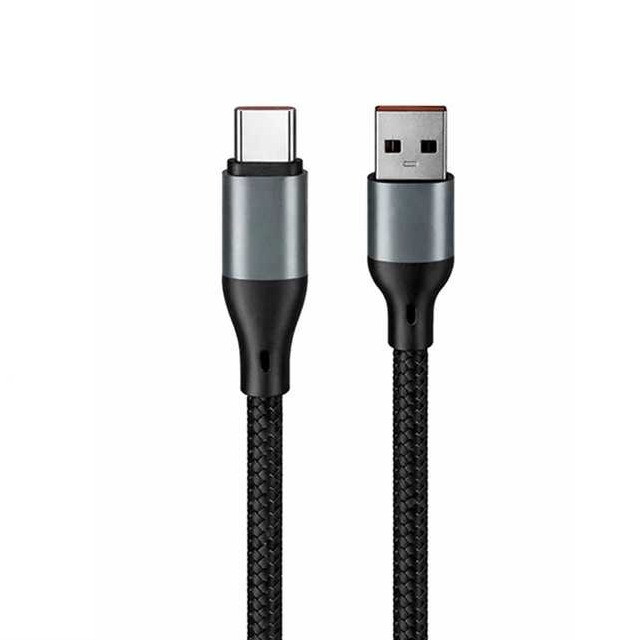 کابل تبدیل USB به USB-C ال او ال مدل FAST CHARGE طول 1 متر