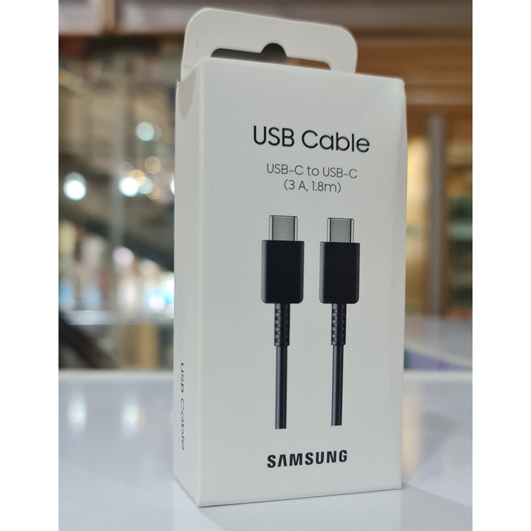 کابل تبدیل USB-C به USB-C سامسونگ مدل 1.8 متری - 3 آمپر