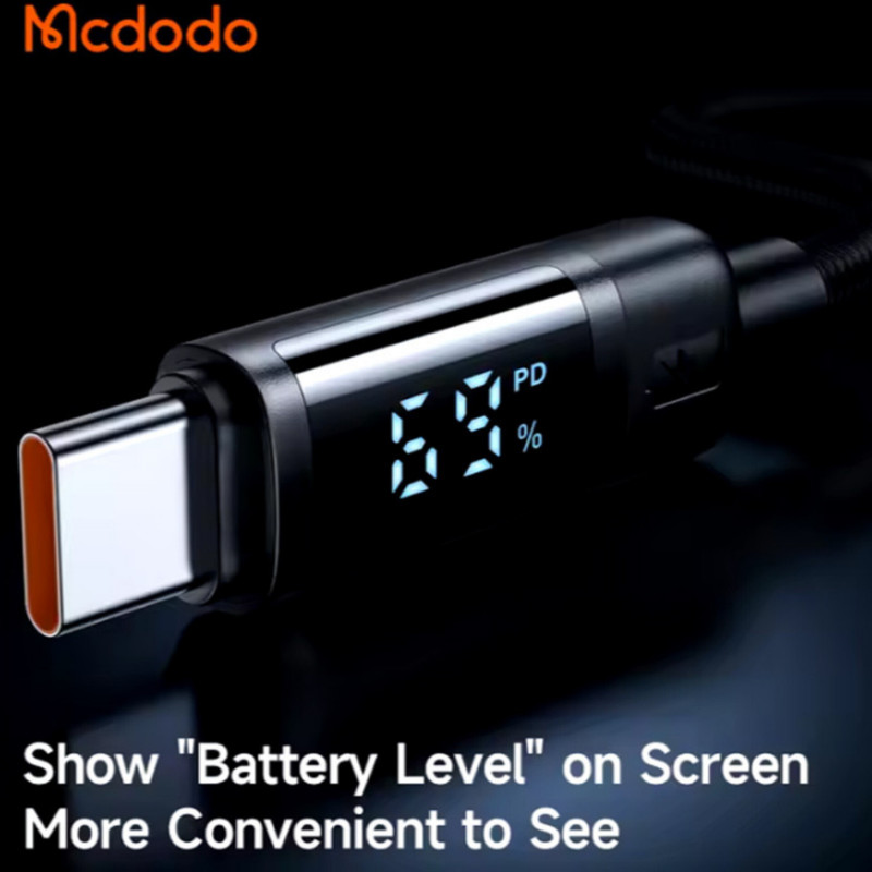 کابل تبدیل USB-C مک دودو مدل CA-578 60W طول 1.2متر