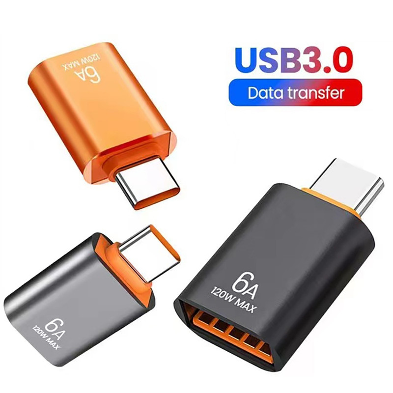 مبدل USB-C به USB 3.0 مدل OTG-6A-120W