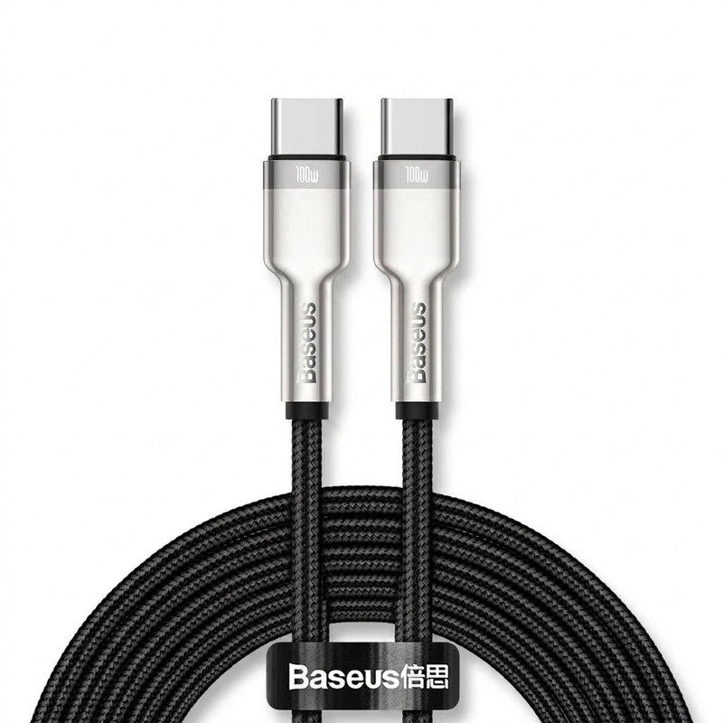 کابل تبدیل USB-C باسئوس مدل Metal Data Cable-100W طول 2 متر