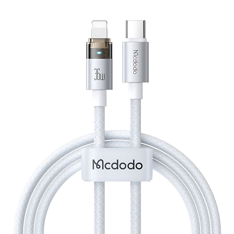 کابل تبدیل USB-C به لایتنینگ مک دودو مدل CA-694 طول 1.2 متر