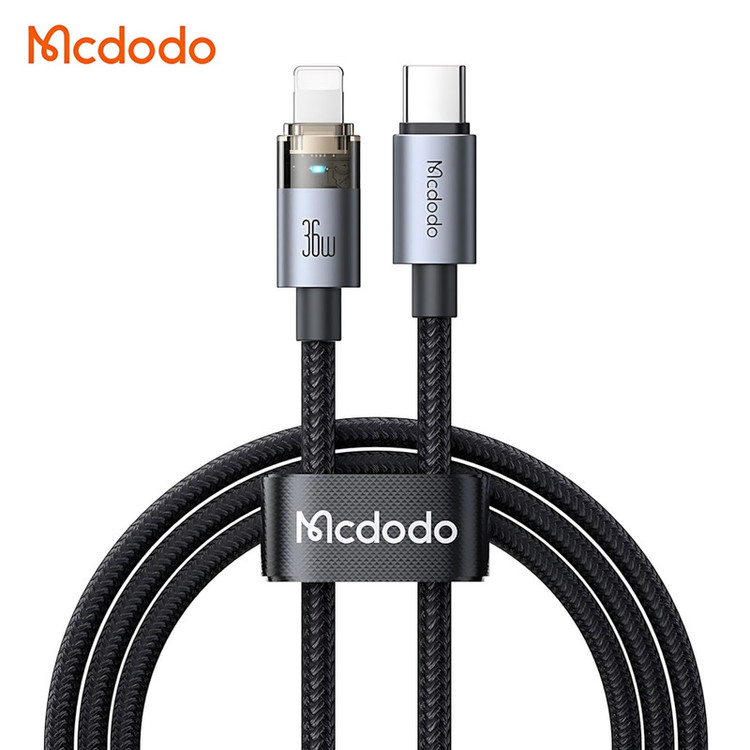 کابل تبدیل USB-C به لایتنینگ مک دودو مدل CA-694 طول 1.2 متر