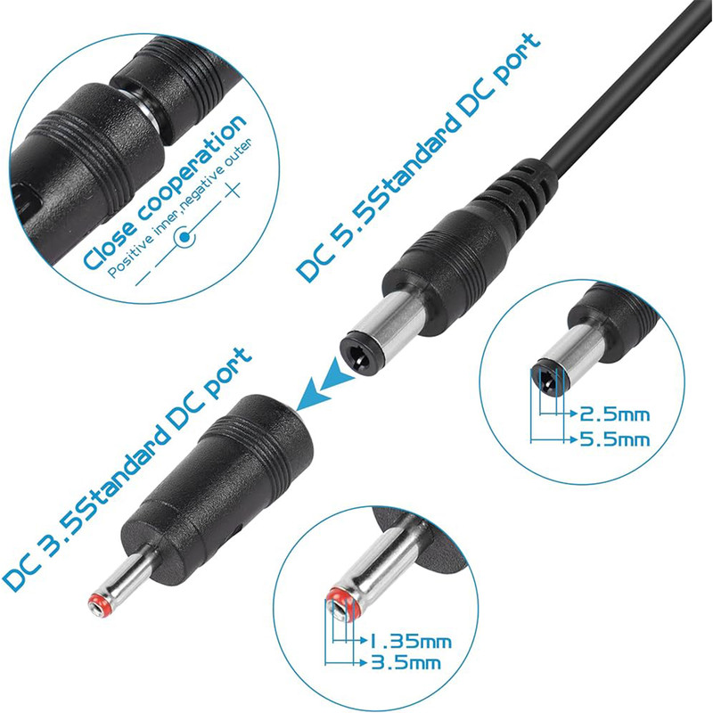 کابل تبدیل USB به DC آیریور مدل U9-12V طول 1 متر