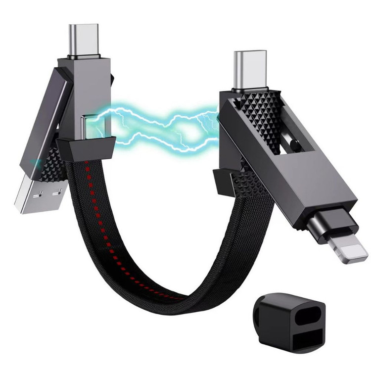 کابل تبدیل USB-C به لایتنینگ میم تک مدل PDW100 طول 0.12 متر