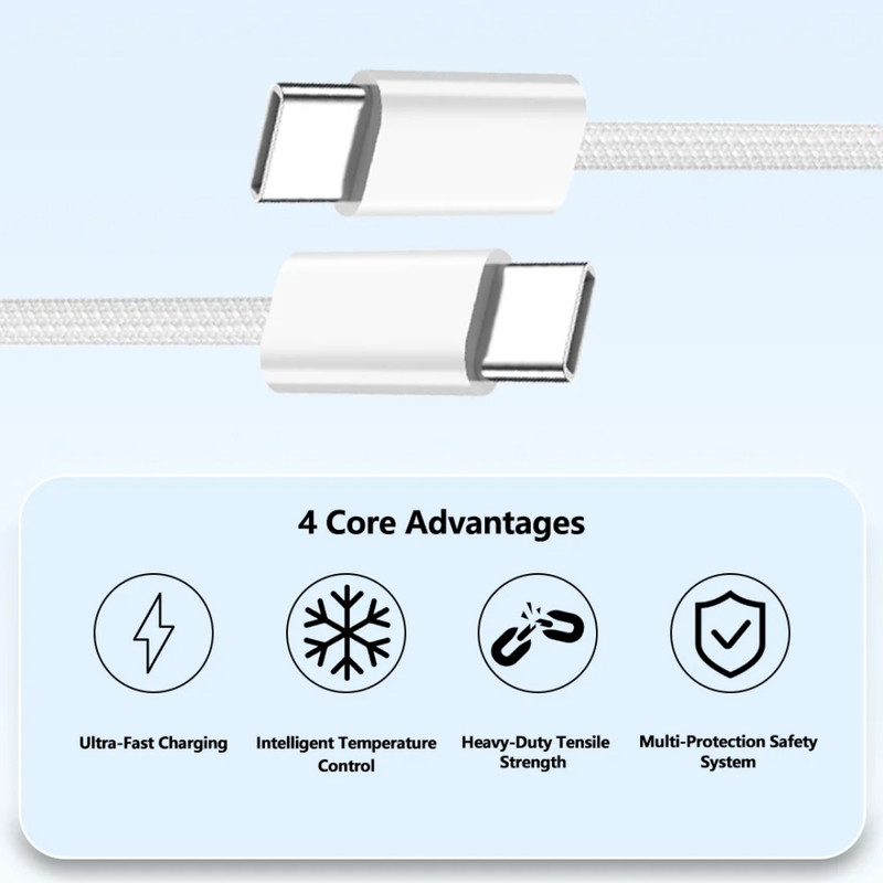 کابل تبدیل USB-C سمگپرس مدل PD i16 به طول 1 متر