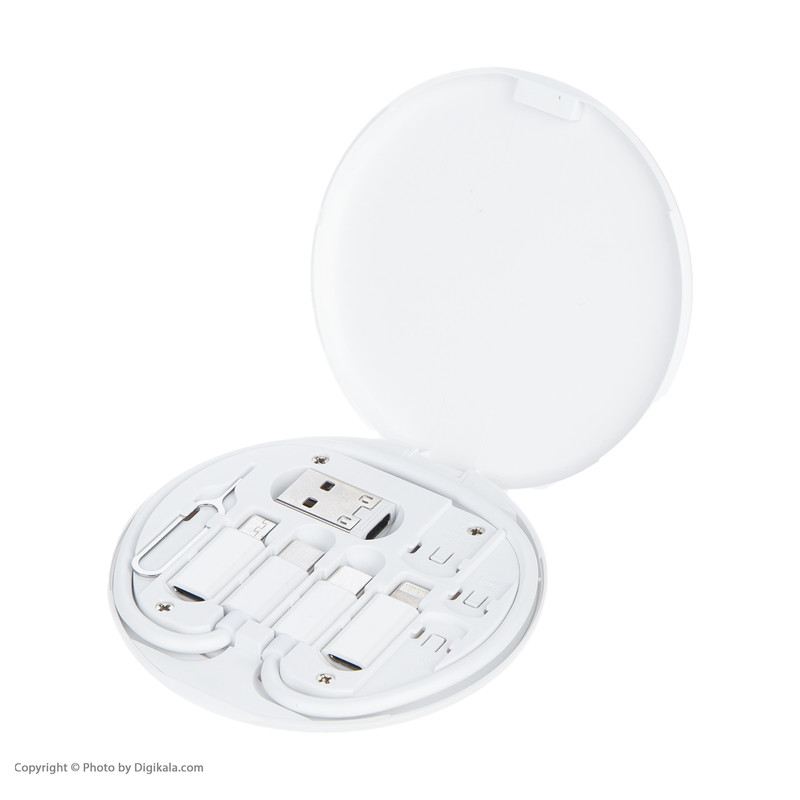 کابل تبدیل USB-C به USB-C / لایتنینگ / USB / micro USB تسکو مدل TCRA 1500 طول 0.22 متر