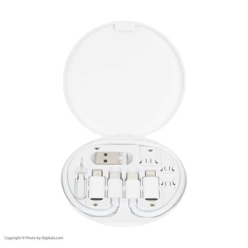 کابل تبدیل USB-C به USB-C / لایتنینگ / USB / micro USB تسکو مدل TCRA 1500 طول 0.22 متر