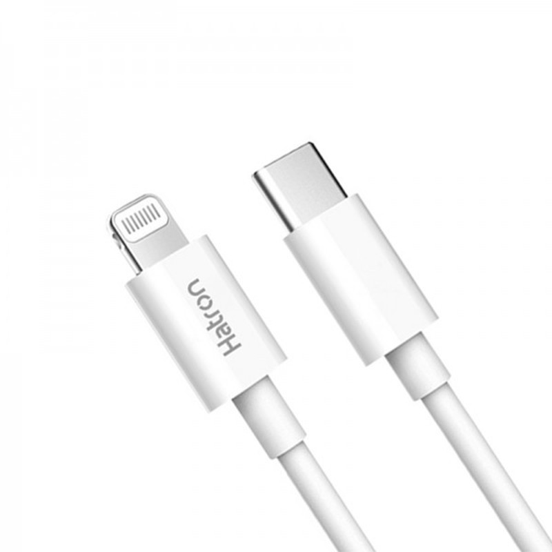 کابل شارژ USB-C به لایتنینگ هترون مدل MFI HC365i طول 1متر