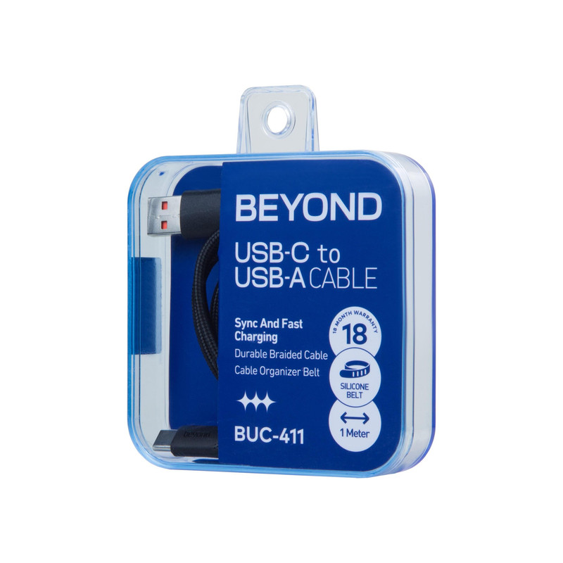 کابل تبدیل USB به USB-C بیاند مدل BUC-411 FAST CHARGE طول 1 متر