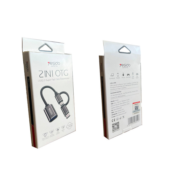 مبدل OTG USB-C به microUSB یسیدو مدل GS02