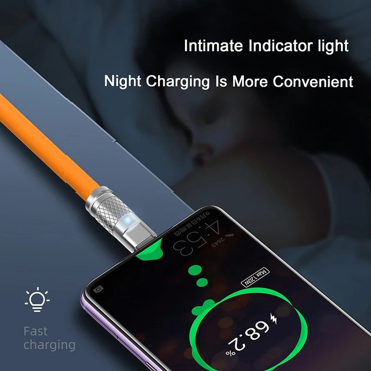 کابل تبدیل USB به micro USB / لایتنینگ / USB-C پسنجر لاین مدل 3in1 ZINC ALLOY 120W طول 1.2 متر