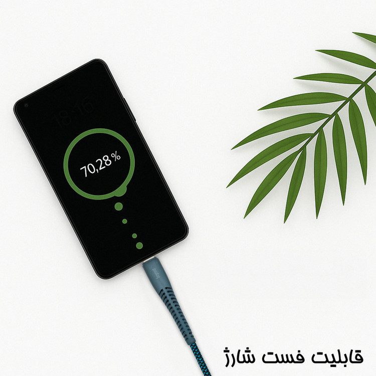 کابل USB-C بیاند مدل BCC-301kf CHARGE DATA طول 1 متر بسته 10 عددی