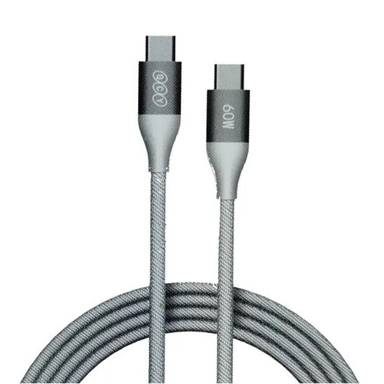 کابل تبدیل USB-C کیو سی وای مدل DC21 طول 1.2 متر