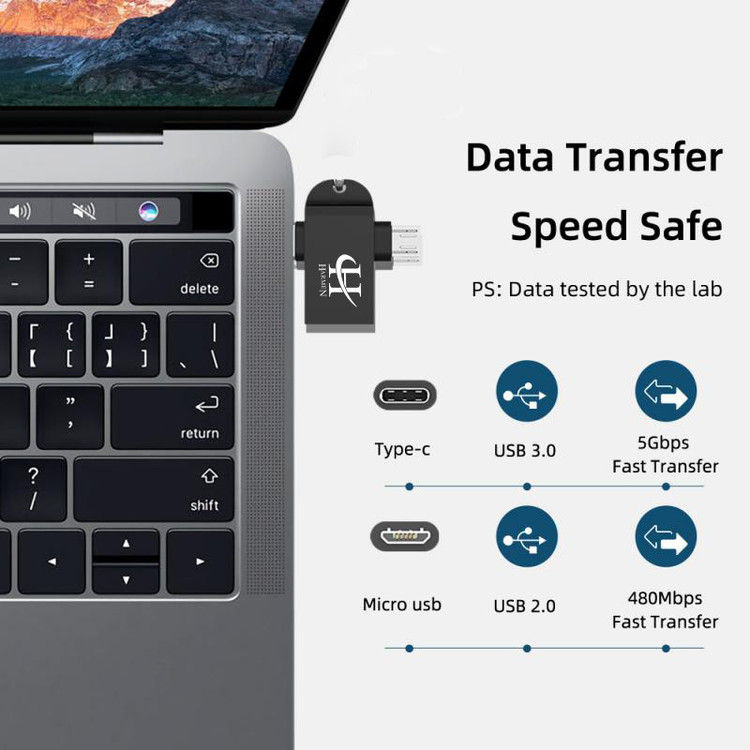مبدل USB 3.0 به USB-C / MicroUSB هارمن مدل OTG-HR100