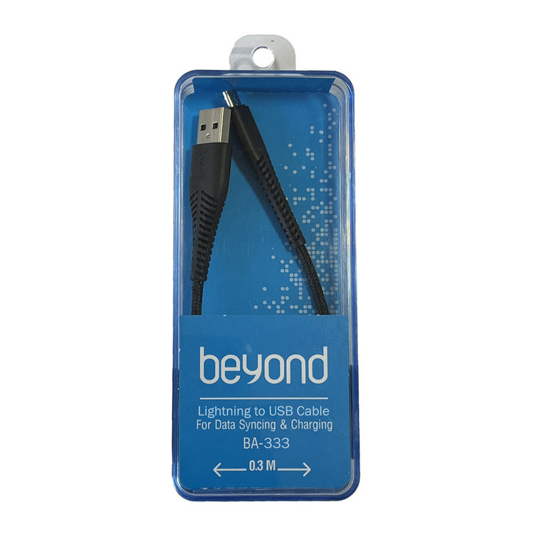 کابل تبدیل USB به لایتنینگ بیاند مدل BA-333 طول 0.3 متر