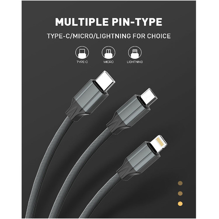 کابل تبدیل USB به microUSB الدینیو مدل LS441 طول 1 متر