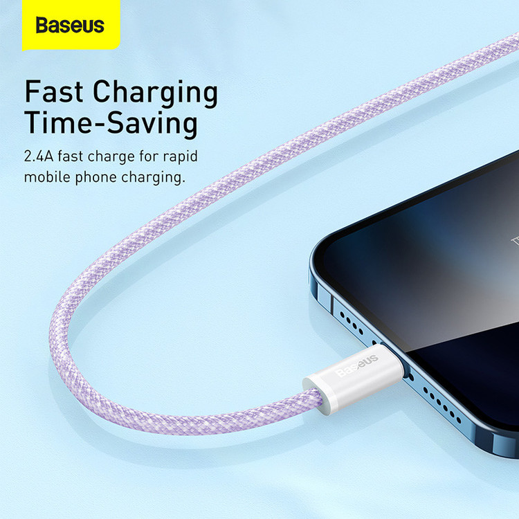 کابل تبدیل USB به لایتنینگ باسئوس مدل CALD0005 طول 2 متر
