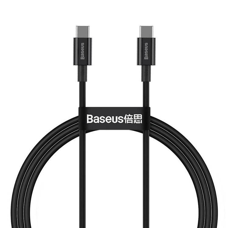 کابل USB-C به USB-C باسئوس مدل Superior-100W طول 1 متر