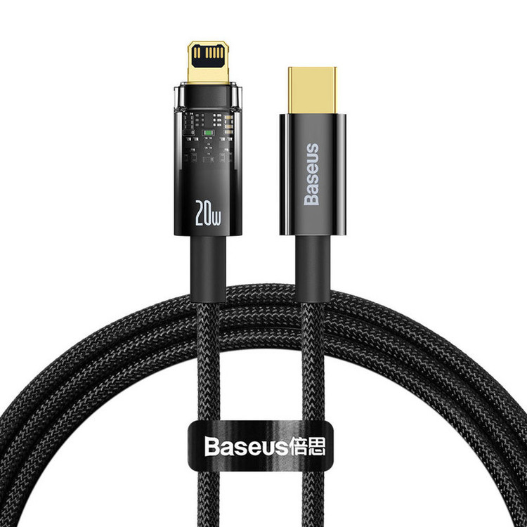 کابل تبدیل USB-C به لایتنینگ باسئوس مدل Explorer Series طول 1 متر