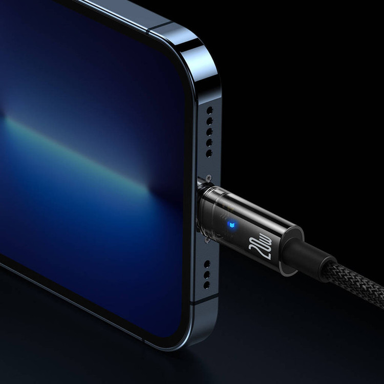 کابل تبدیل USB-C به لایتنینگ باسئوس مدل Explorer Series طول 1 متر