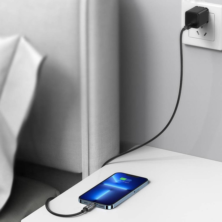 کابل تبدیل USB-C به لایتنینگ باسئوس مدل Explorer Series طول 1 متر