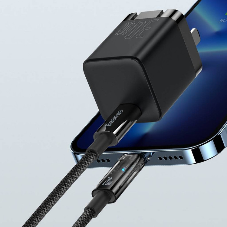 کابل تبدیل USB-C به لایتنینگ باسئوس مدل Explorer Series طول 1 متر