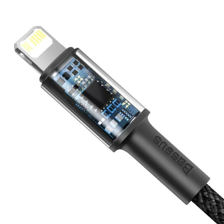 کابل تبدیل USB-C به لایتنینگ باسئوس مدل High Density 20W طول ۱ متر