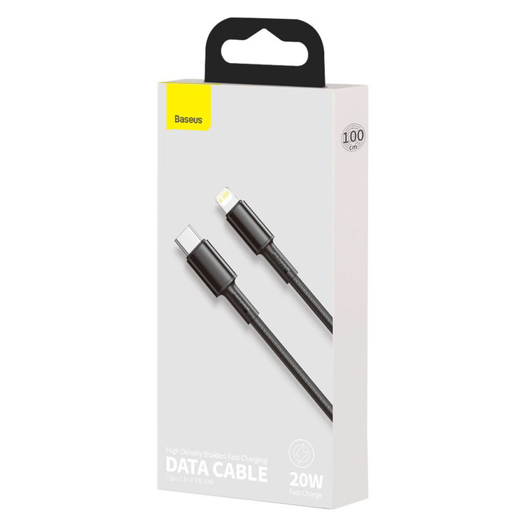 کابل تبدیل USB-C به لایتنینگ باسئوس مدل High Density 20W طول ۱ متر