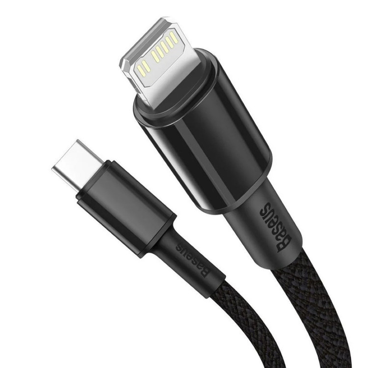 کابل تبدیل USB-C به لایتنینگ باسئوس مدل High Density 20W طول ۱ متر