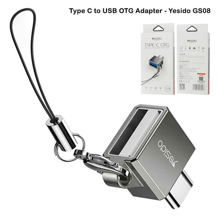 مبدل OTG USB-C به USB یسیدو مدل GS08
