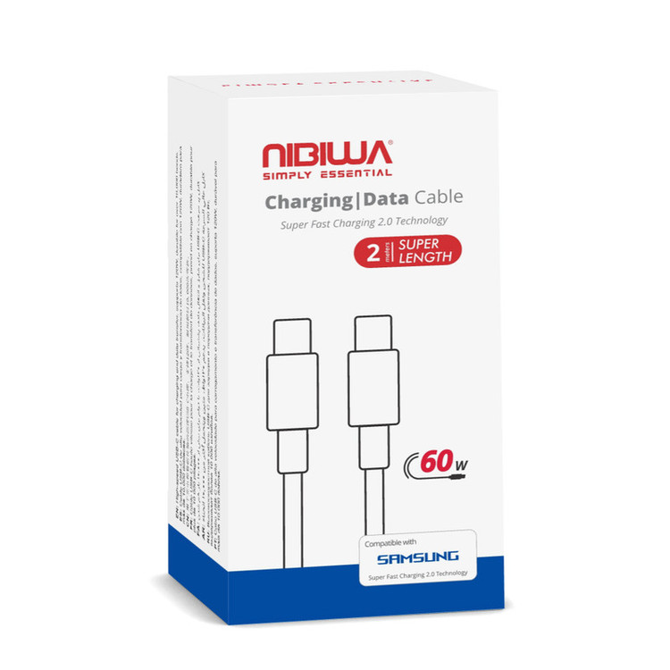 کابل USB-C نیبیوا مدل 2.0 طول 2 متر
