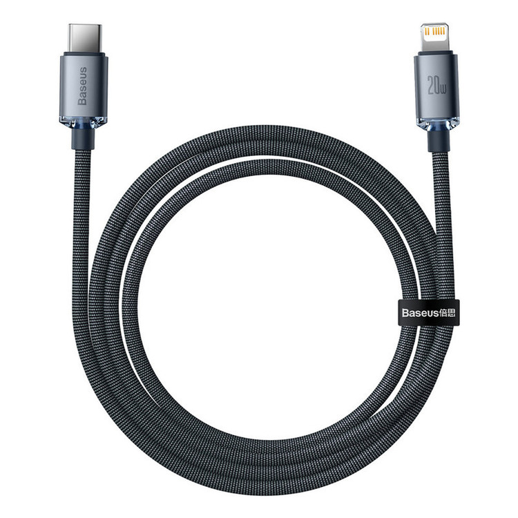 کابل تبدیل USB-C به لایتنینگ باسئوس مدل CAJY000201 طول 1.2 متر