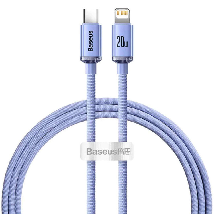 کابل تبدیل USB-C به لایتنینگ باسئوس مدل CAJY000201 طول 1.2 متر