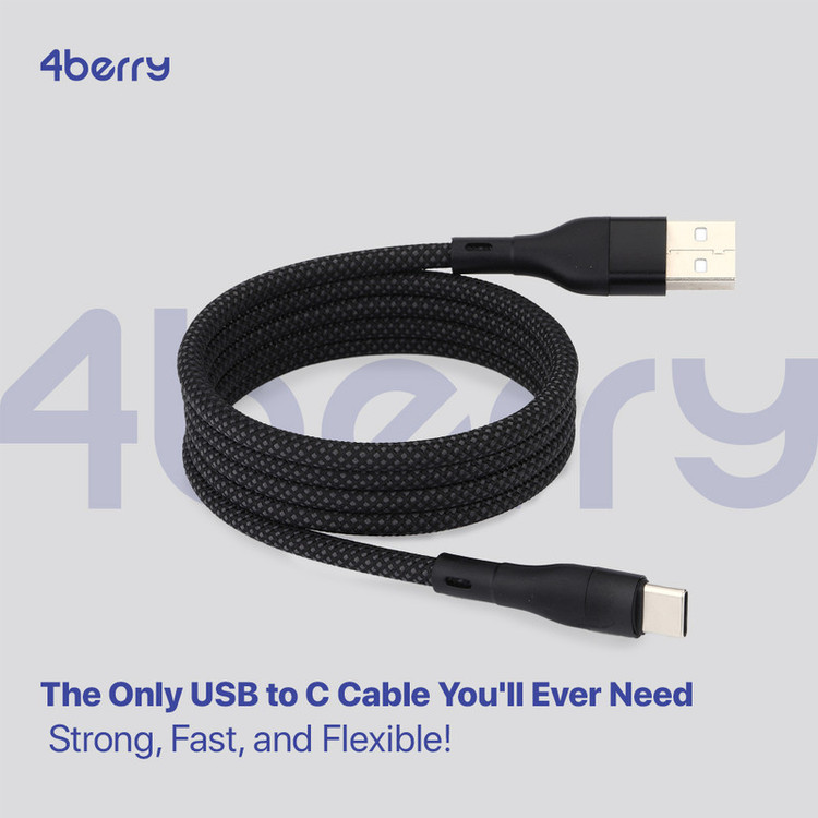 کابل تبدیل USB به USB-C فوربری مدل Magnetic KS-AC01-18W طول 1 متر