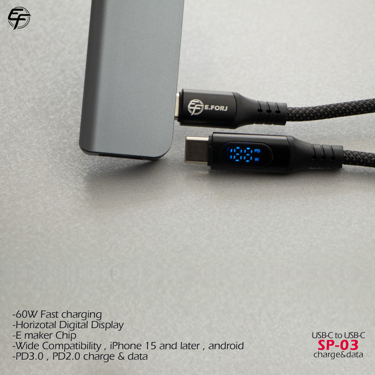 کابل تبدیل USB-C ایفورج مدل SP-03 طول 1 متر