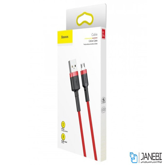 کابل تبدیل USB به microUSB بیسوس مدل Cafule طول 1 متر