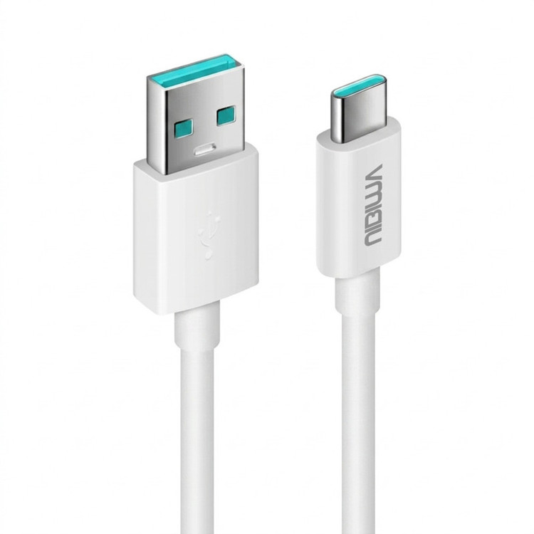 کابل تبدیل USB به USB-C نیبیوا مدل SuperVooc-SuperDart-Realm طول 1 متر