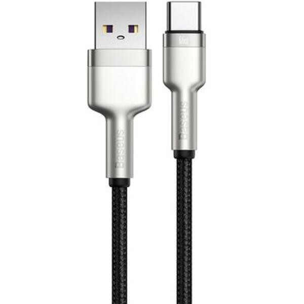 کابل تبدیل USB به USB-C باسئوس مدل CAKF HIGH CURRENT 66W طول 1 متر